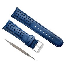 CINTURINO OROLOGIO 23MM BLUE ANGELS CINTURINO PELLE PER CITIZEN AT8020-03L SPRING BAR REMO