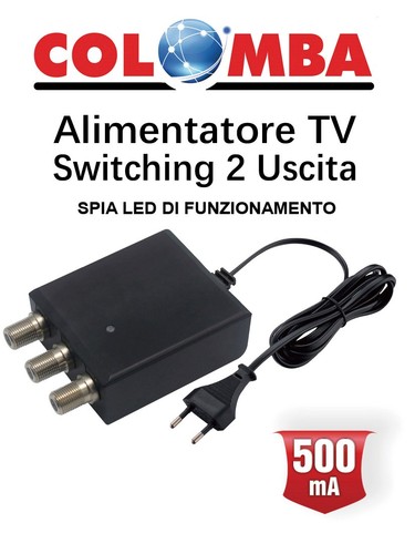 Alimentatore 12v 500ma - tv,
