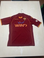Maglia Calcio Roma Kappa Wind Numero 10 Totti Firmata Signed XL