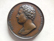 medaglia in onore di Pietro Verri storico filosofo congresso scienziati