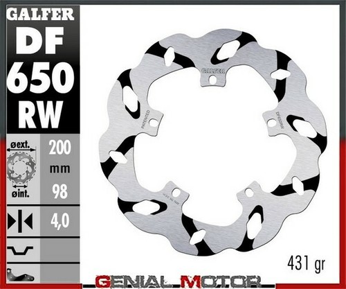 Galfer front brake disc - brake, wave
