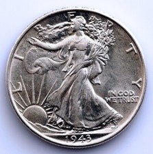 S.C. USA - 1/2 Dollaro. 1943