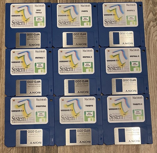 Floppy disk vintage - , apple