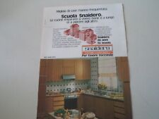 advertising Pubblicità 1979 CUCINA SNAIDERO MOD. NADIA OLMO