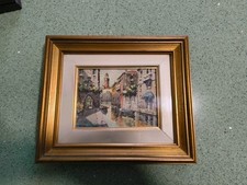 Dipinto A Olio Su Tavola