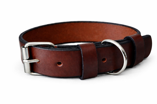 Collare cane cuoio - cane,