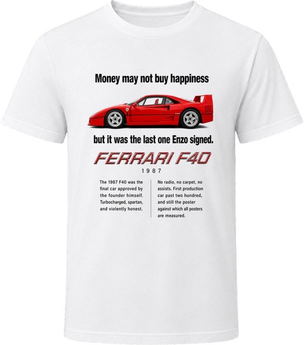 Shirt ferrari f40 1987 - ferrari,