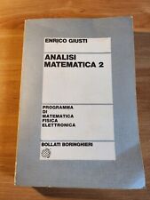 ANALISI MATEMATICA 2 - ENRICO GIUSTI Ed. BOLLATI BORINGHIERI
