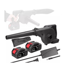 SOFFIATORE A DOPPIA BATTERIA 48V BRICOLAGE VELOCITÀ ARIA REGOLABILE CON SACCA