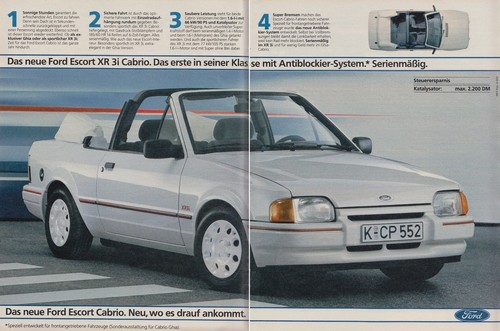 Ford escort xr3i - escort, cabrio