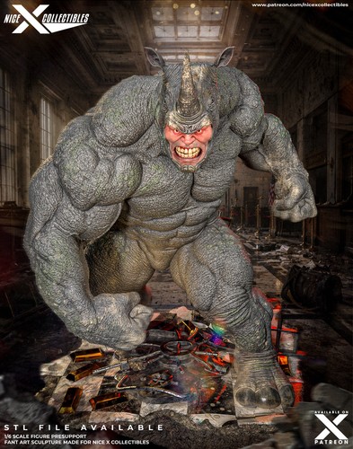Rhino spider man statua - spider-man,
