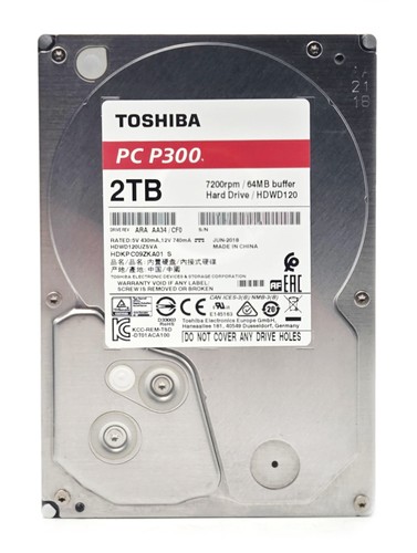 Toshiba p300 2tb disco rigido - toshiba,