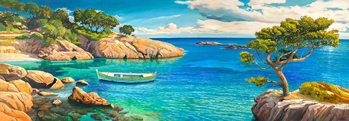 Quadro spiaggia mare - quadro,