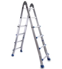 SCALA ESSENZA "EVEREST 4X4" IN ALLUMINIO CON PORTATA MASSIMA 150 KG 16,5X44X1...