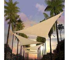 Tenda a vela, telo ombreggiante gazebo, piscina, giardino triangolare 3,6x3,6x3,