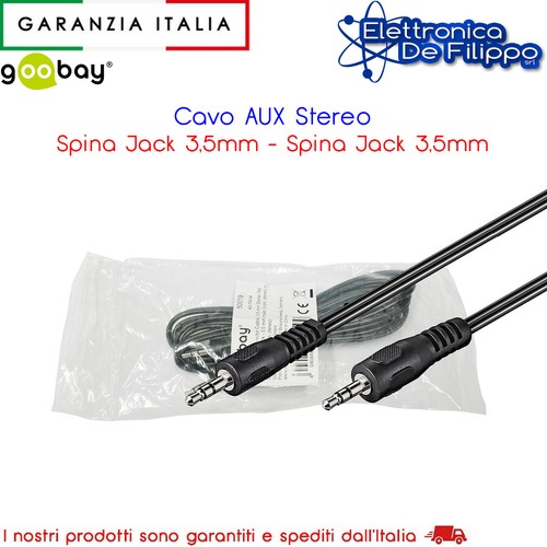 Cavo aux stereo spina jack - stereo,