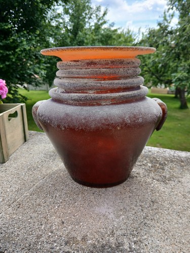 Vaso scavo murano karl - vaso,