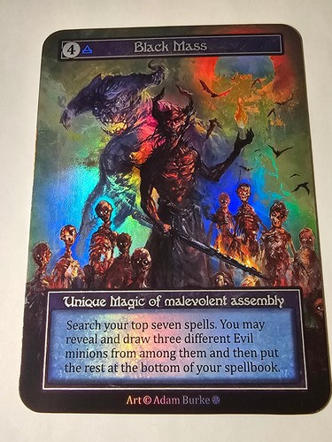 Black mass foil unica - mass,