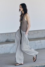 PANTALONE ZARA MISTO LINO