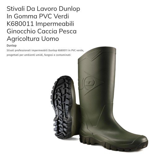 Stivali lavoro dunlop - da, n43