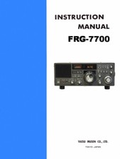 YAESU FRG-7700 Manuale