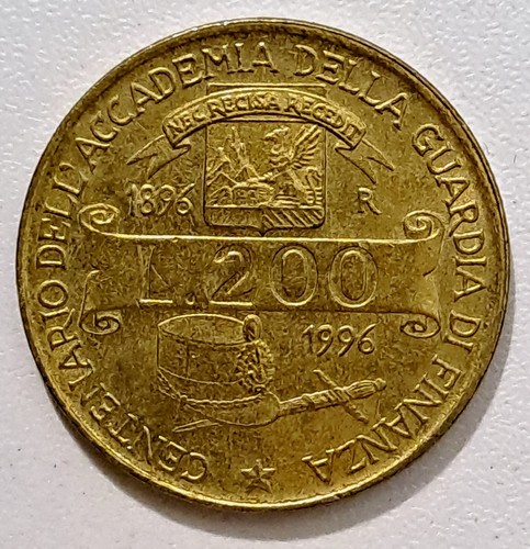 200 lire 1996 centenario - lire,