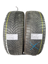 2 PNEUMATICI USATI 195/60 R 15 92V BRIDGESTONE 4STAGIONI M+S 4.5 MM DOT 0523