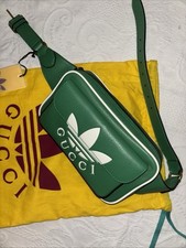 Stupenda Borsa Marsupio GUCCI Per Adidas Con Seriale Raro Colore Verde