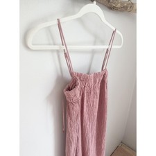 ZARA Tuta donna rosa garza