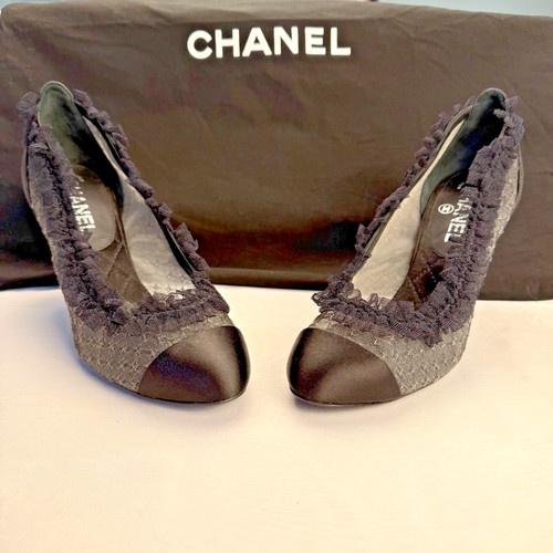 Decolte chanel nere rete - a,