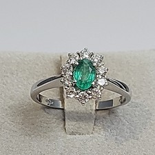 Anello oro 18kt bianco donna