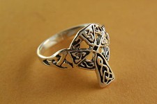 Anello Croce Templare Celtico