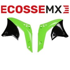 Scoop radiatore UFO Kawasaki KX250F 2006-2008 verde/nero 3767 