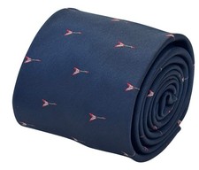 cravatta blu scuro navy