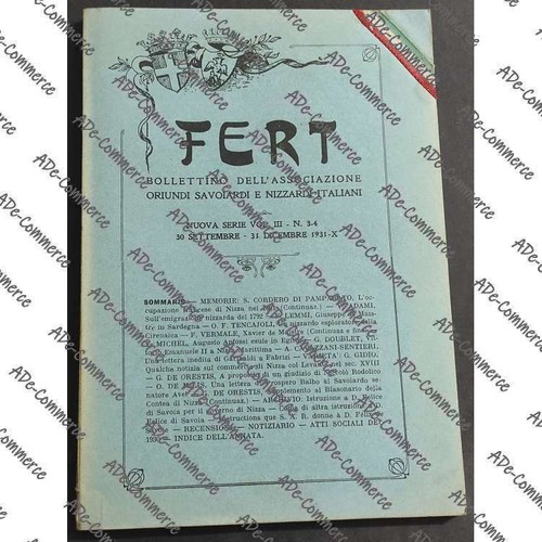 Fert bollettino associazione - fert,