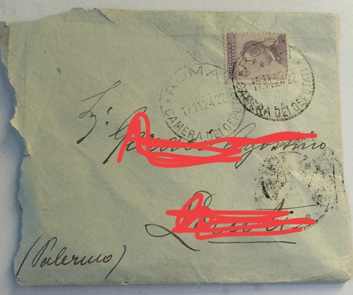 Regno 1924 lettera busta - regno,