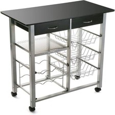 Carrello in acciaio portatutto