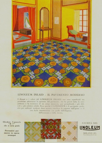 Pubblicita 1926 pavimenti di - 1926,