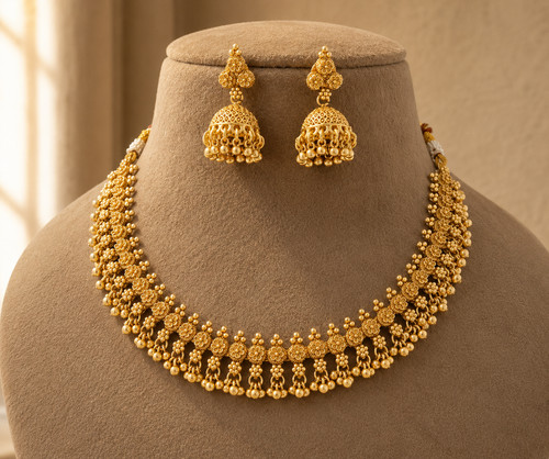Set collana girocollo oro - set,