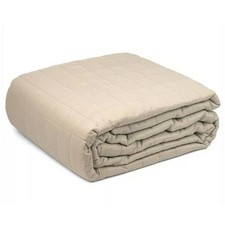 BASSETTI Copriletto trapuntato in microfibra   beige tinta unita