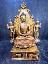 Antica statua buddha sakyamuni - antica,