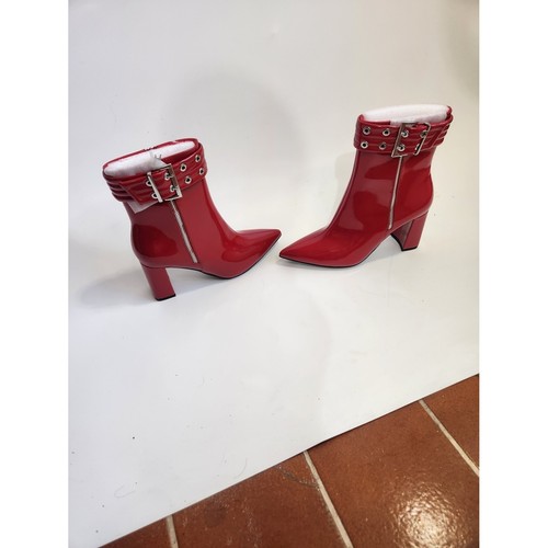 Stivaletti punta soda rosso - stivaletti, a