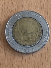 Moneta 500 Lire 1998 con