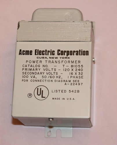Acme 81055 trasformatore - acme, t-81055