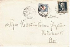 REGNO STORIA POSTALE 1928 VOLTA cent.50 tassata per L.1