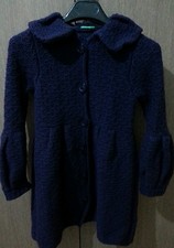 LOTTO35 cappotto Giacca giubbotto giubbino BENETTON BIMBA BAMBINA VIOLA 5-6 ANNI