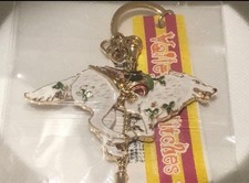 Charm Ghibli Park esclusivo Mononoke Valley Moro in metallo, mai usato, sigillato,