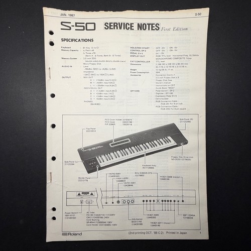 Vintage roland digital - roland, s-50