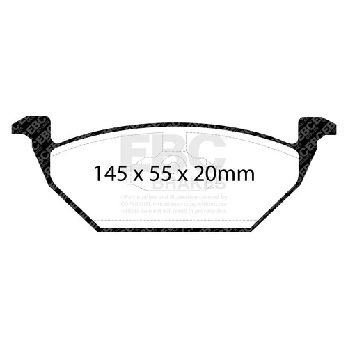 Ebc dp21117 set pastiglie - set,