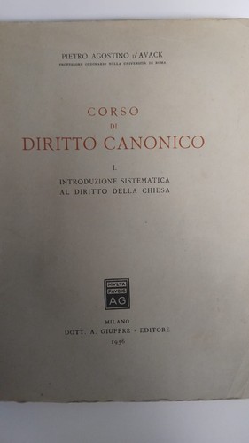 Agostino corso di dirito - -,